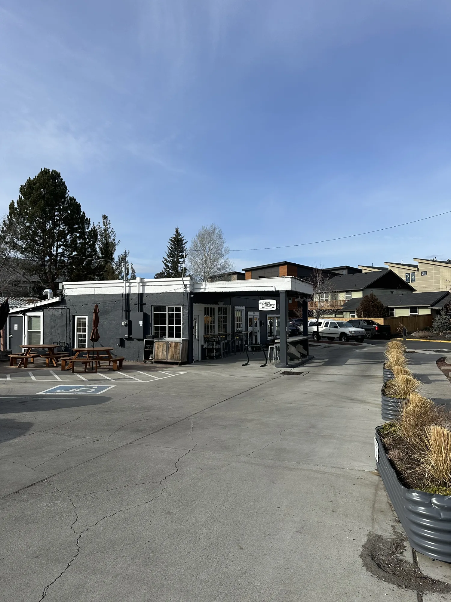 Local business building in Bend, Oregon