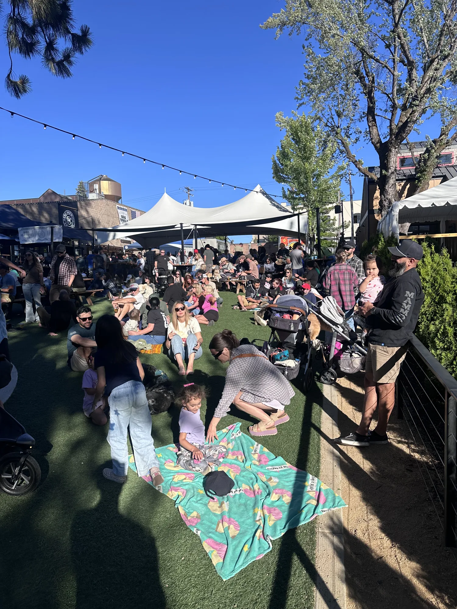 People enjoying community life in Bend, Oregon