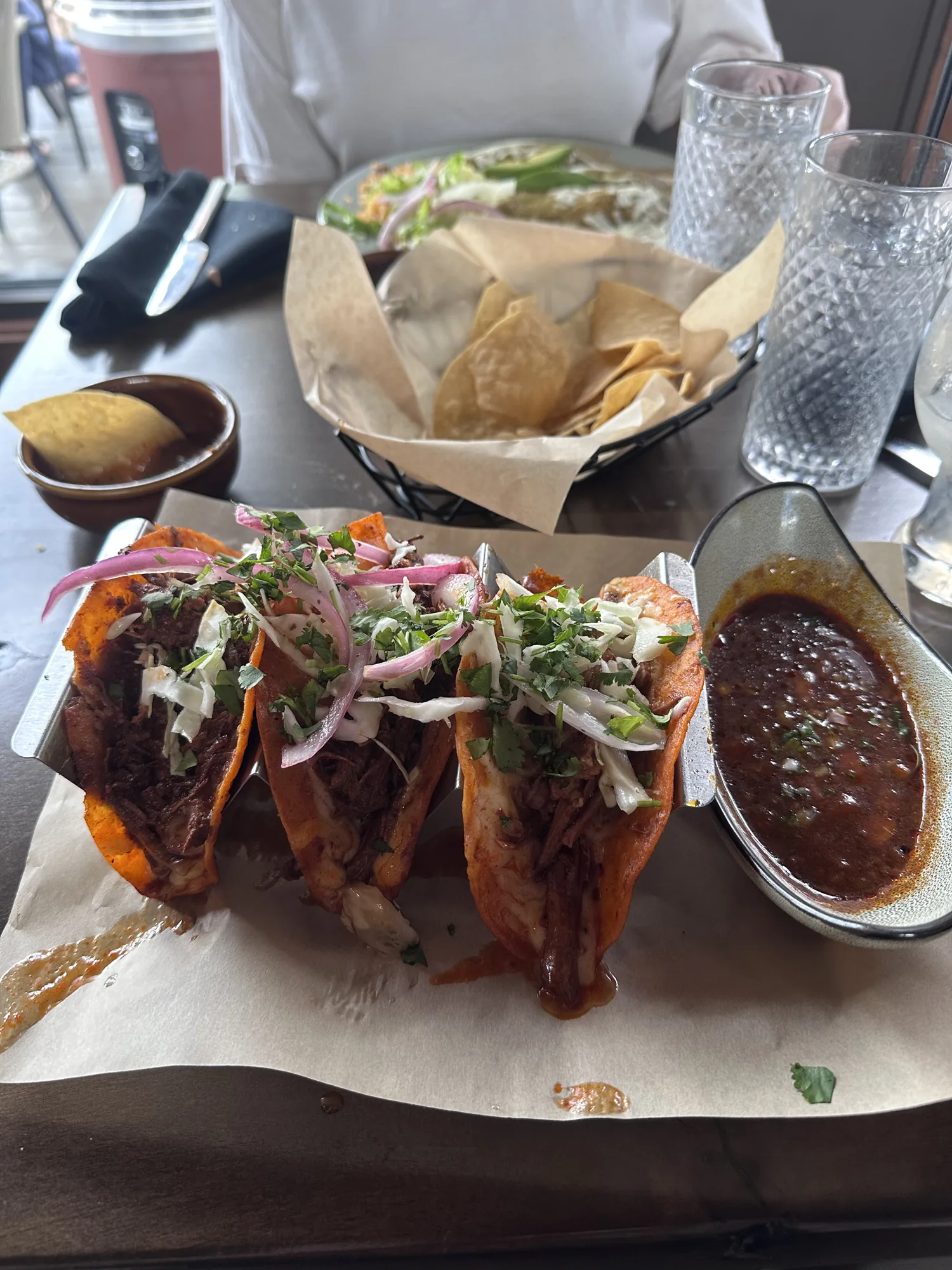 Tacos at a Bend, Oregon restaurant