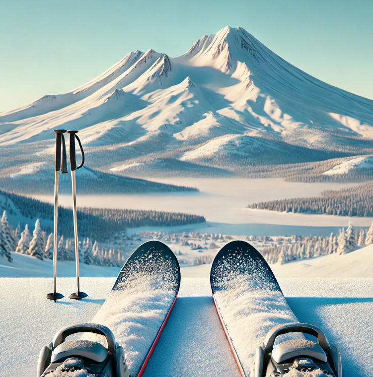 Spring break in Bend, Oregon with Cascade Mountain scenery