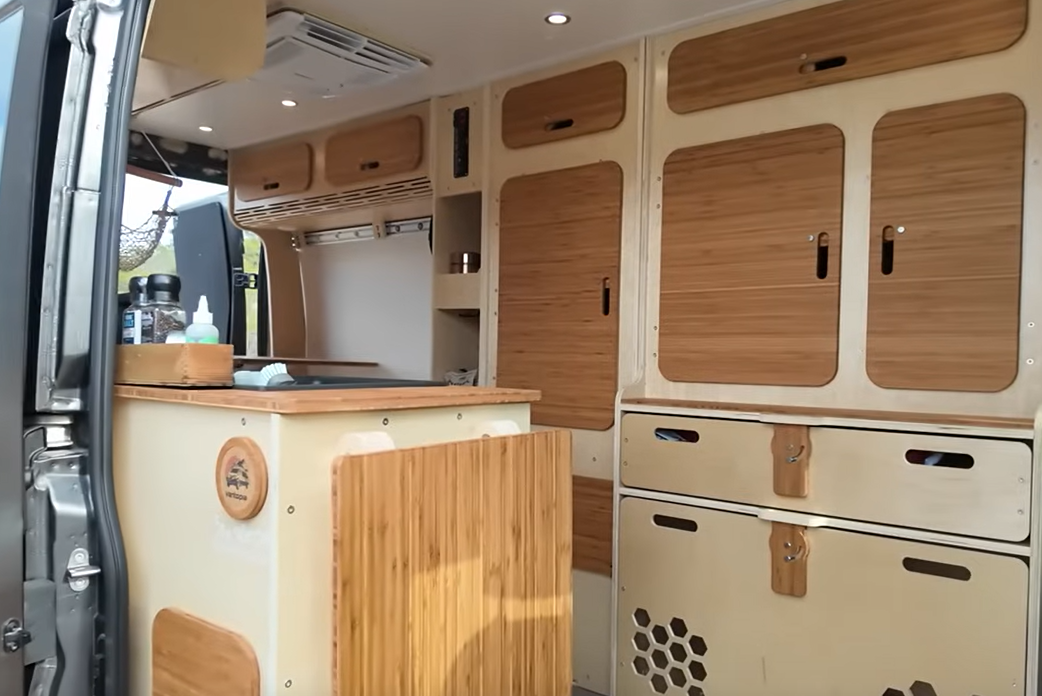Custom camper van conversion in Central Oregon