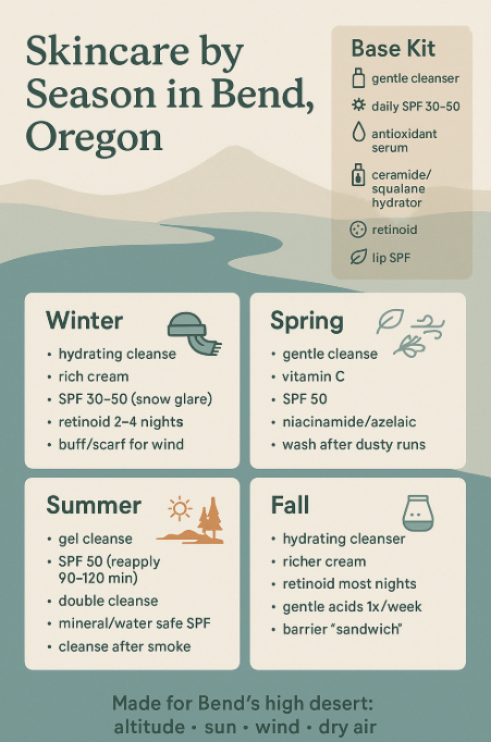 Skincare by Season in Bend, OR
